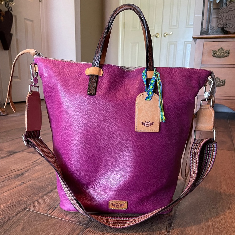 Consuela Raspberry Beret Sling